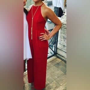 Red Entro jumpsuit size M